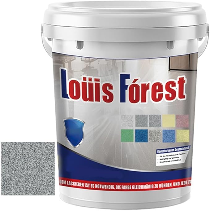 Louis Forest Epoxy Floor Paint, High-Gloss Marble Effect Epoxy Floor Coating by Unknown