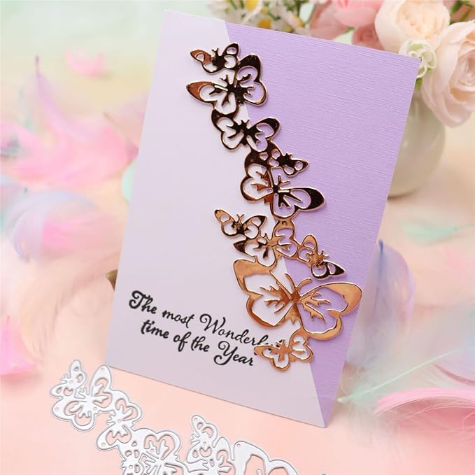 Mvchifay Cutting Dies for Card Making Metal Die-Cuts Scrapbooking Tool Hollow - Image 2