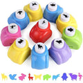 LOVEINUSA 10 PCS Land Animal Shaped Craft Hole Punch Set by LOVEINUSA