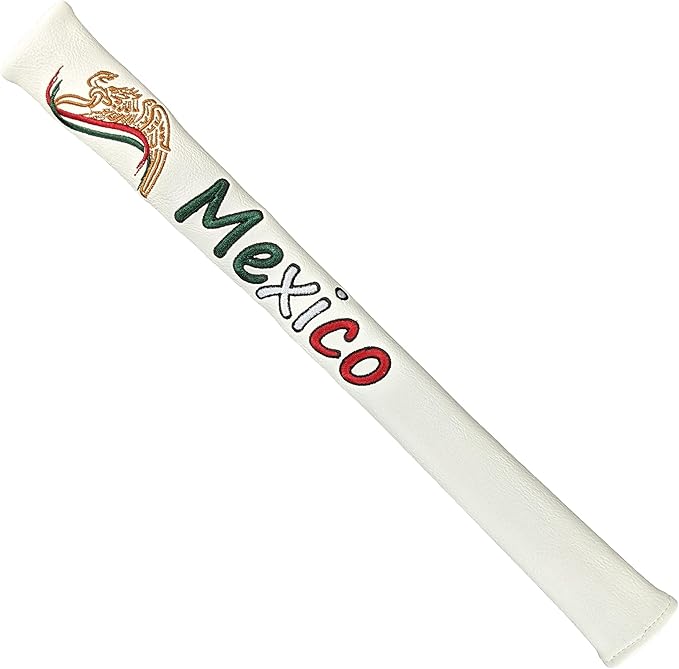 Foretra Mexico Driver Headcover Golf Club Covers Blade Mallet Putter Cover Alignment Stick Holder Hybrid Fairway Wood Head Cover Mexican Style Novelty Golf Accessories for Most Brands