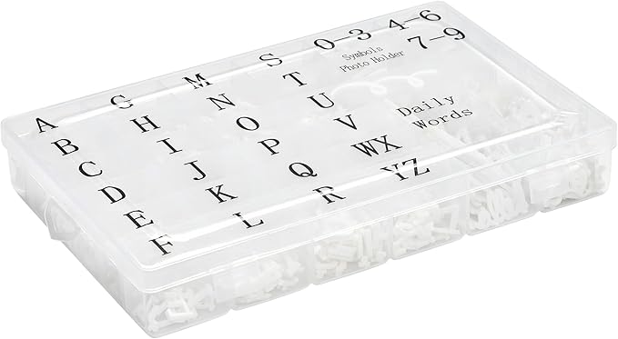 Pre-Cut Letters for Felt Letter Board, 736 Pieces Including Characters - Image 2