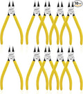 BOOSDEN Wire Cutters 10 PACK, 6 inch Wire Clippers, Dikes Side Cutter Nippers by BOOSDENMakingYourLifeEeasier