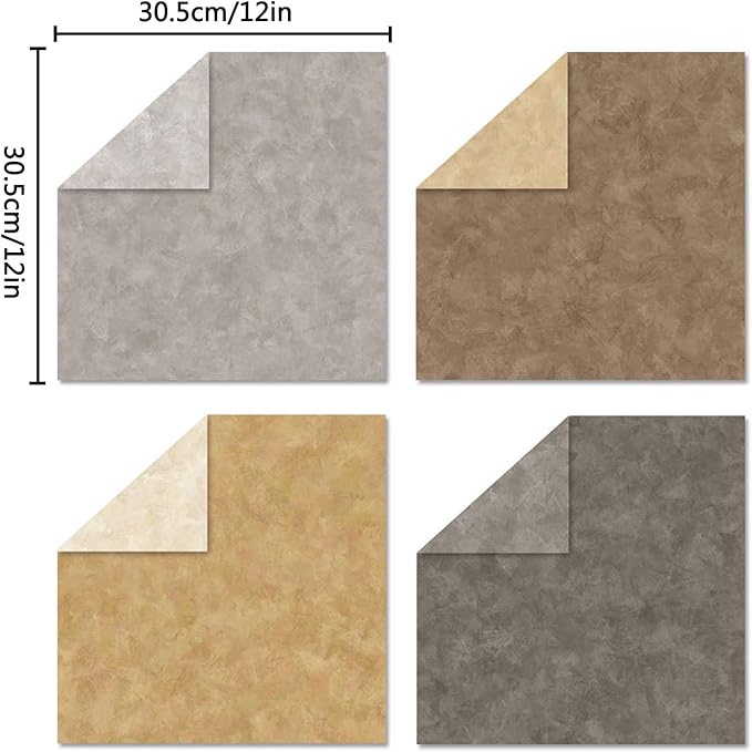 Scrapbook Paper 12x12, Double-Sided Suede Textured Scrapbook Paper Set 24 - Image 2