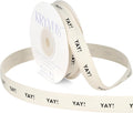 Yay! Ribbon - 5/8 Inch x 12 Yards Natural Twill Tape Ribbon, Cotton Herringbone by Kryvusribbon