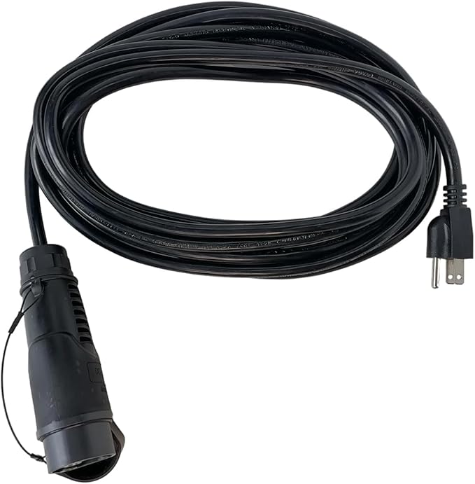 ETL Listed Y-30 Golf Cart Charging Power Cord for Coleman DR48V & Kandi AGM Kruiser 4P EV, 14 AWG Heavy Duty Charge Cable, Black 16.4 ft
