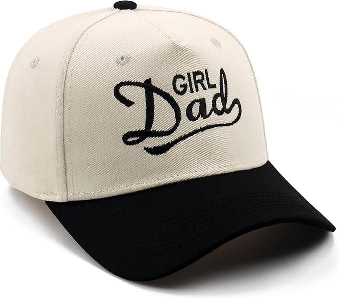 Embroidered Baseball Cap, Cotton Dad Hat, Fun & Heartfelt Stitching, Adjustable Casual Outdoor Hat for Men Women