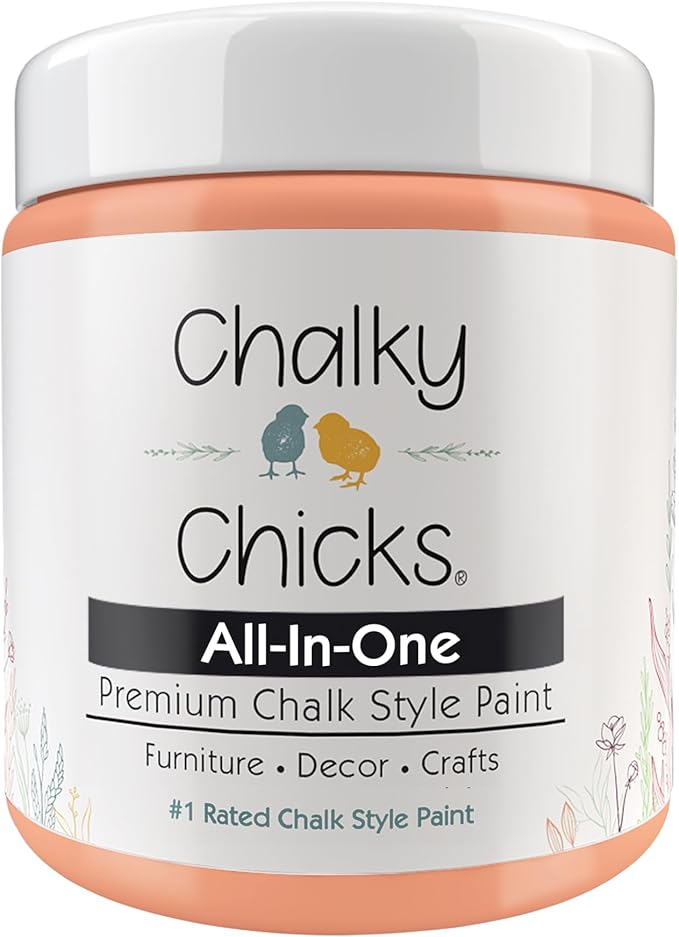 Chalky Chicks 8 Fl Oz Matte Gingers Blush Pink Chalk Paint by ChalkyChicksFurniturePaint