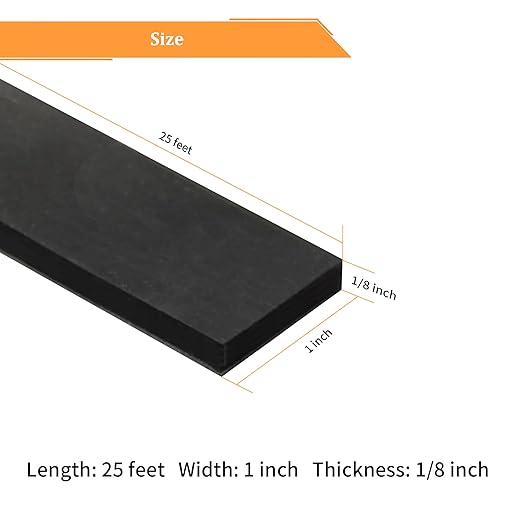 DOBTIM Solid Neoprene Rubber Strips - Image 4