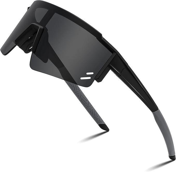 FEISEDY Kids Sunglasses Youth Baseball Sun Glasses, UV400 Sports Teens Cycling Shades for Boys Girls Age 8-16 B0048