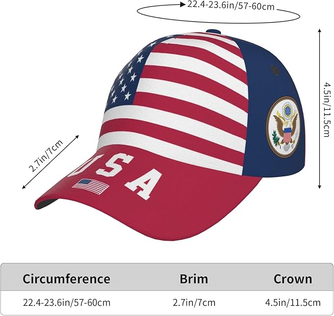 National Flags Baseball Cap for Men Women, Fashion Adjustable Sun Protection Visor Caps Trucker Hat Patriotic Caps