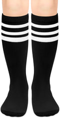 Olreco 1 Pack Toddler Kids Youth Soccer Socks Girls Boys Baseball Socks Youth Knee High Softball Football Accessories Cotton