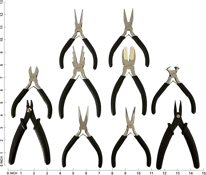 10-Piece Jewelry Pliers Set Jewelry Making Tools - Image 2