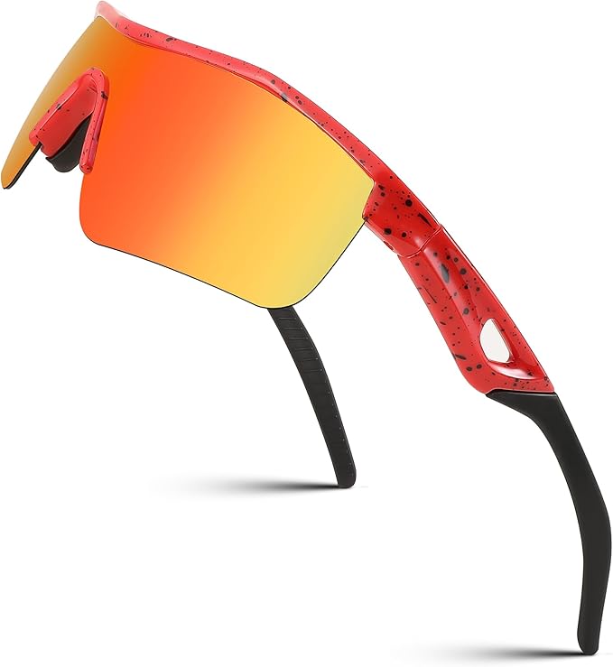 FEISEDY Kids Teens Baseball Polarized Sunglasses Sports TR90 Frame Boys Girls Cycling B2454