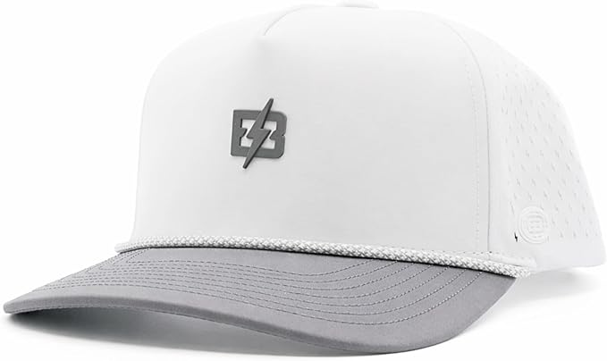BRIMZ Outdoor Performance Hat - Water & Sweat Resistant Hats - Breathable & Moisture-Wicking Snapback