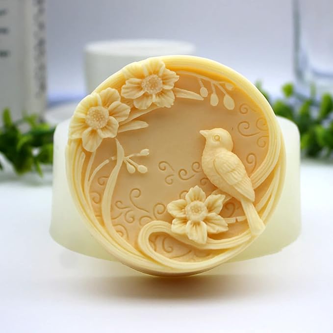 Handmade Bird Soap & Candle Mold by ESEENSSiliconeMolds