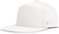 AOPREL Flat Brim Baseball Cap for Men Adjustable Water-Resistant Performance Hat with Breathable Laser Perforated