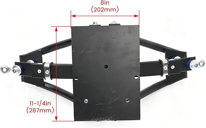 ECOTRIC 6" Double A-Arm Golf Cart Lift Kit Compatible with 1982-2003 Club Car DS Electric&Gas