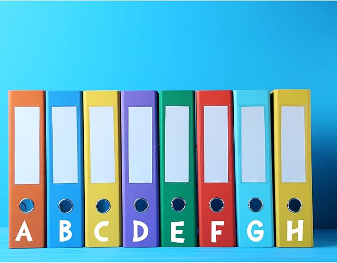 TaoBary 544 Pcs 2 Inch 16 Sheets Large Letter Stickers, Upper and Lower Case - Image 5