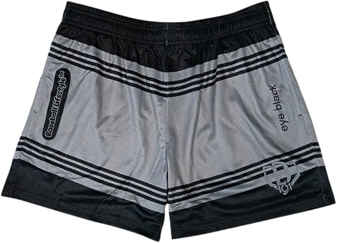 Baseball Lifestyle 101 Boy's Crayon Mesh Shorts w/Side Pockets and Elastic Waist, 5 in Inseam, Youth Sizes S-XL