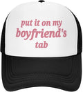 Funny Trucker Hat for Women Hot Pink Funny Gag Trucker Hats for Men Girls Trip