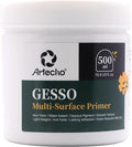 Artecho White Gesso 16.9oz / 500ml, Gesso Primer by Artecho
