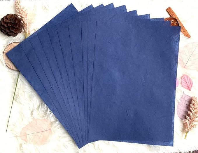 50 Sheets A4 Natural Fiber Mulberry Tree Mulberry Paper Sheets Art Tissue Washi - Image 6
