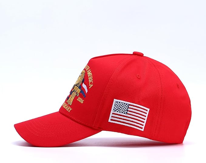 250th Anniversary Patriotic Baseball Cap (1776-2026) Embroidered USA Hat, Adjustable Unisex Bicentennial Gift