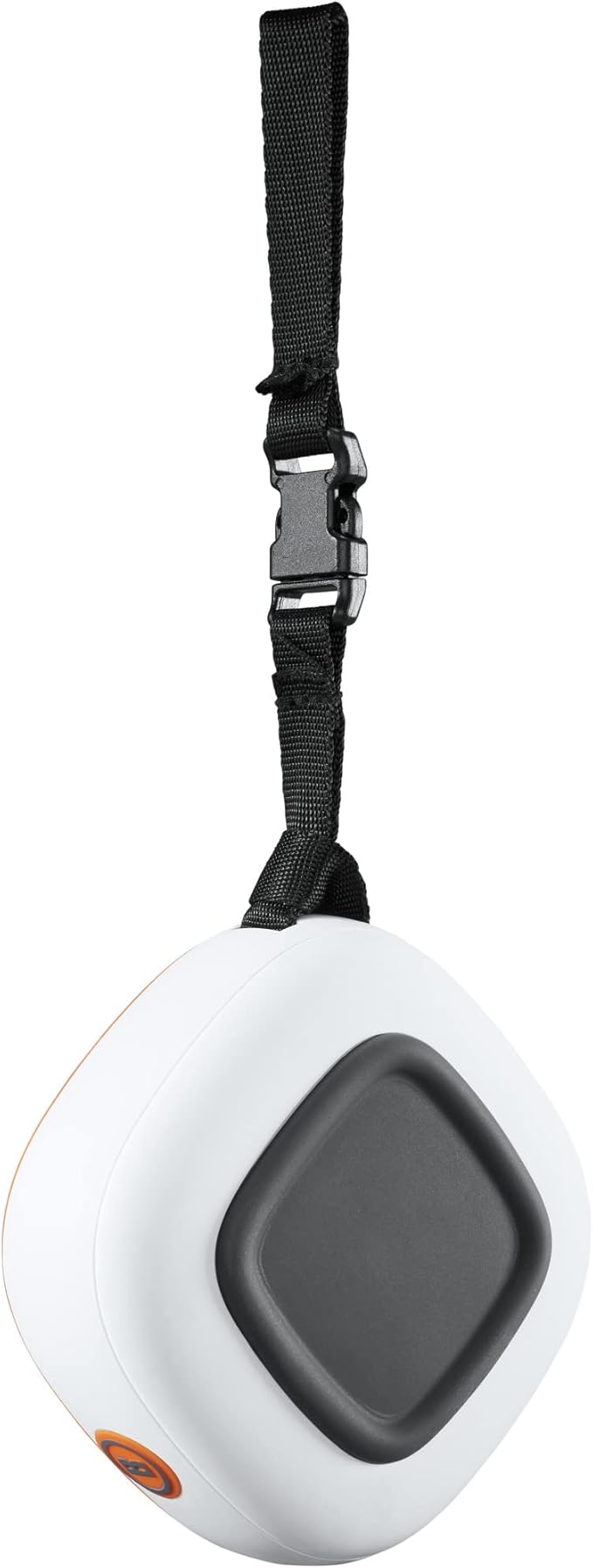 Bushnell Disc Jockey -Bluetooth -Speaker, Lightweight Disk Golf -Speaker with Distance to Basket -GPS, White/Orange, Small