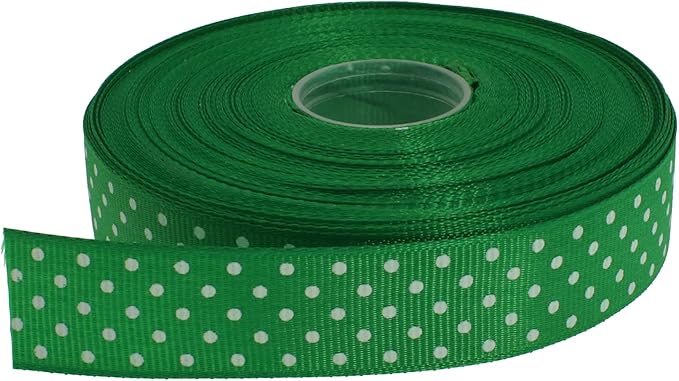 Polka Dot Grosgrain Ribbon 25 Yard Each Roll 100% Polyester by Unknown