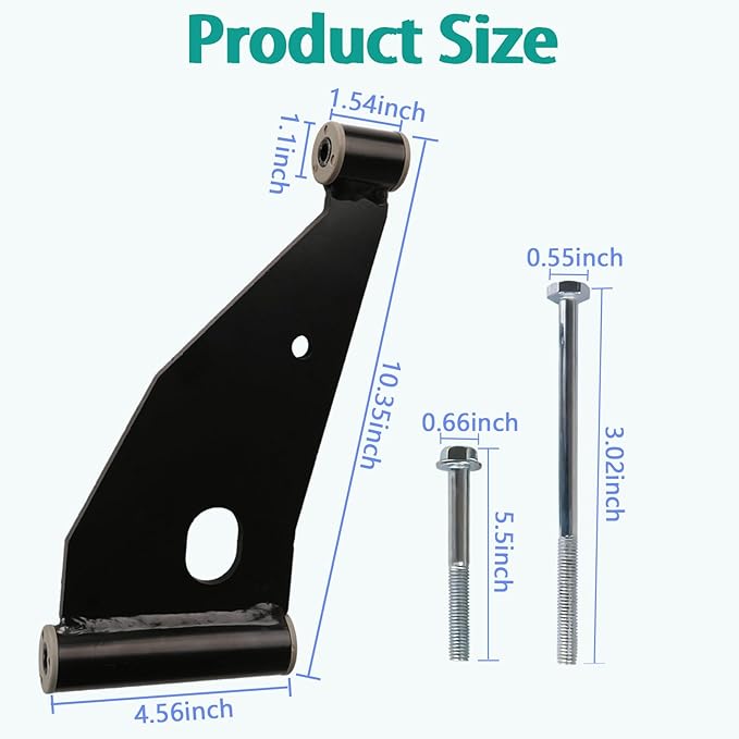 DRIVE UP Control Arm Delta A-Plate for 2004+ Club Car Precedent & 2018-up Tempo Golf Carts 102287301/103388501 (Control A-Arm Kit)