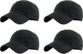 KBETHOS Classic Unisex Cotton Adjustable Low Crown Baseball Cap – Plain Dad Hat