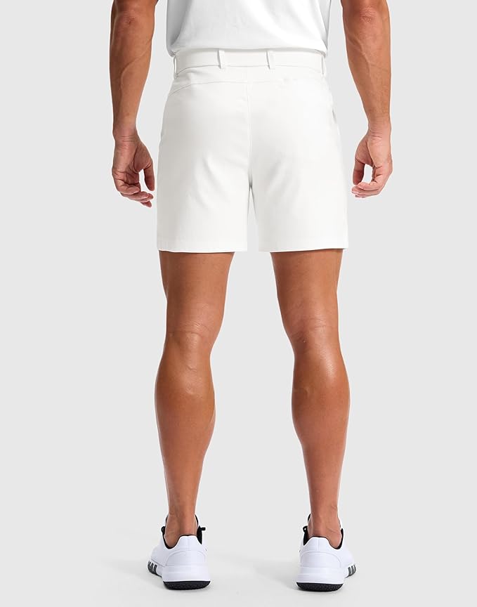 G Gradual Men's Golf Dress Shorts 5"/ 7"/ 9" Stretch Casual Work Flat Front Shorts for Men with 3 Pockets Quick Dry