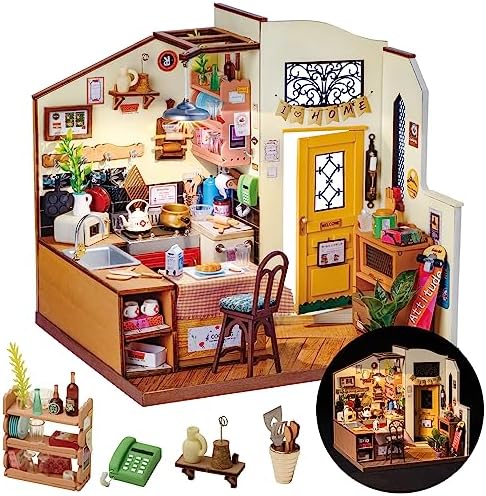 Rolife DIY Miniature House Kits for Adults -Cozy Kitchen (Advanced Level)