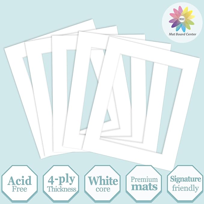 MBC Mat Board Center, 5 Pack 8x10 - Image 2