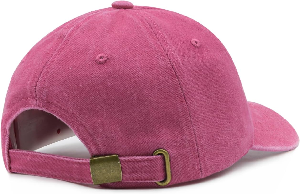 Waldeal Women's Embroidered Dog Mom Hat Adjustable Denim Baseball Cap