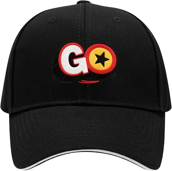 Embroidered Baseball Cap for Men Women, Breathable Cotton Adjustable Hat, Various Patterns for Casual Daily Outfits