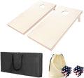 4×2FT Cornhole Board Set, Wooden Corn Hole Games by QZZIZ