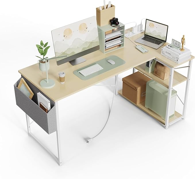 TIQLAB L Shaped Computer Desk by TIQLAB