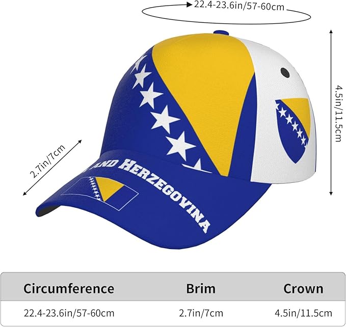 National Flags Baseball Cap for Men Women, Fashion Adjustable Sun Protection Visor Caps Trucker Hat Patriotic Caps