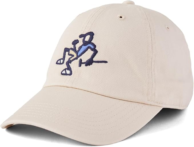 Life is Good Vintage Jake Golf Fist Chill Cap, Bone, One Size