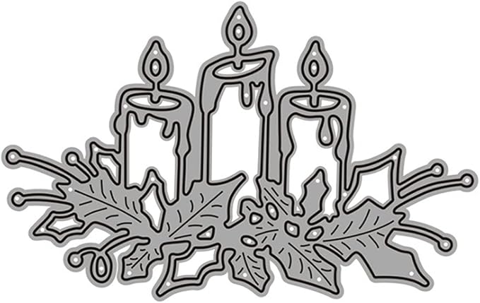 Metal Cutting Dies DIY Merry Christams Embossing Stencil Template Scrapbooking - Image 2