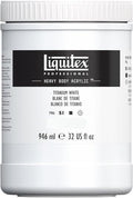 Liquitex Professional Heavy Body Acrylic Paint, 32-oz Pot, Titanium White by Liquitex