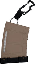 Teemags Golf Tee Holder – Black Clip-On Tee Caddy for Belt or Bag | Holds Up to 18 Tees | Durable & Lightweight Golf Accessory Made in The USA