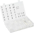 Pre-Cut Letters for Felt Letter Board, 736 Pieces Including Characters by GAJIGAJI