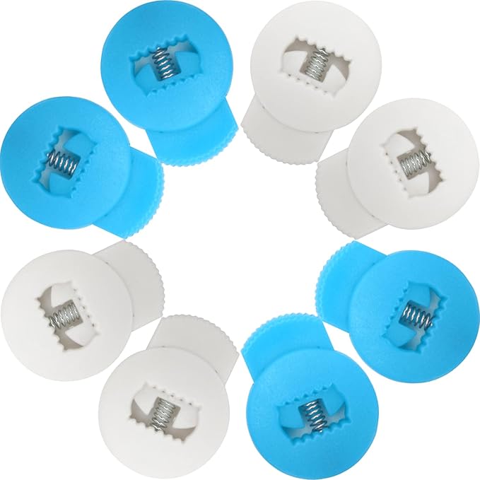 AliBall Glove Locks Baseball, Glove Lace Locks 8 Pack, Never Need Thying Knots Again, Fits All Baseball and Softball Gloves