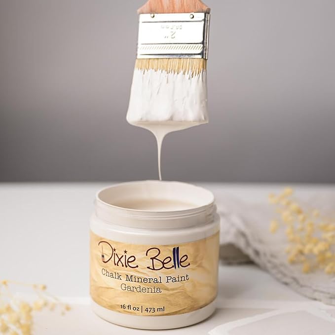 Dixie Belle Paint Company Chalk Finish Furniture Paint – Gardenia – Matte Chic - Image 6