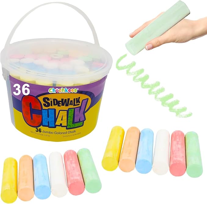 36 Jumbo Sidewalk Chalk, Jumbo chalk great by Chochkees