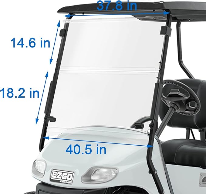 Windshield for EZGO TXT 1995-2013 Golf Cart Clear