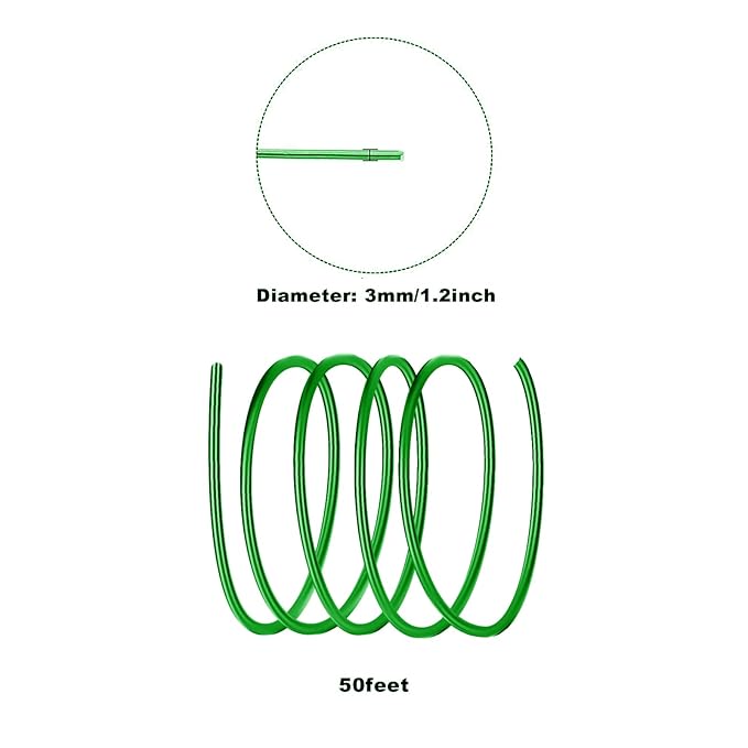 3mm Aluminum Craft Wire, 50 Feet 9 Gauge Bendable Anodized Metal Wire - Image 2