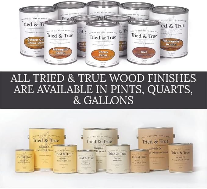 Tried & True Superior Varnish Oil Wood Finish & Sealer, 8 oz. - Image 8